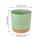 Self Watering Plant Pots Automatic Plastic Flowerpot Bottom Watering Planters with Saucer for Indoor Outdoor Plants Garden Decor