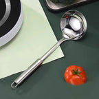 Stainless Steel Kitchen Cooking Spoon Household Pot Spoon Soup Making Hotel Supplies Outdoor Barbecue Kitchen Tools
