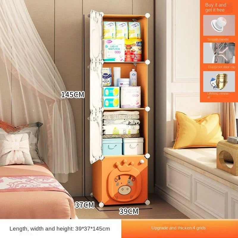 Partitions Bedroom Folding Economic Designer Wardrobe Modern Space Saving Clothes Cabinets Simple Dressers Cube Hotel Furniture