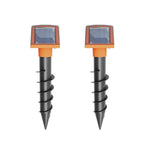 Double-sided solar animal repeller Spirally inserted mouse repeller repels moles and snakes Solar charging