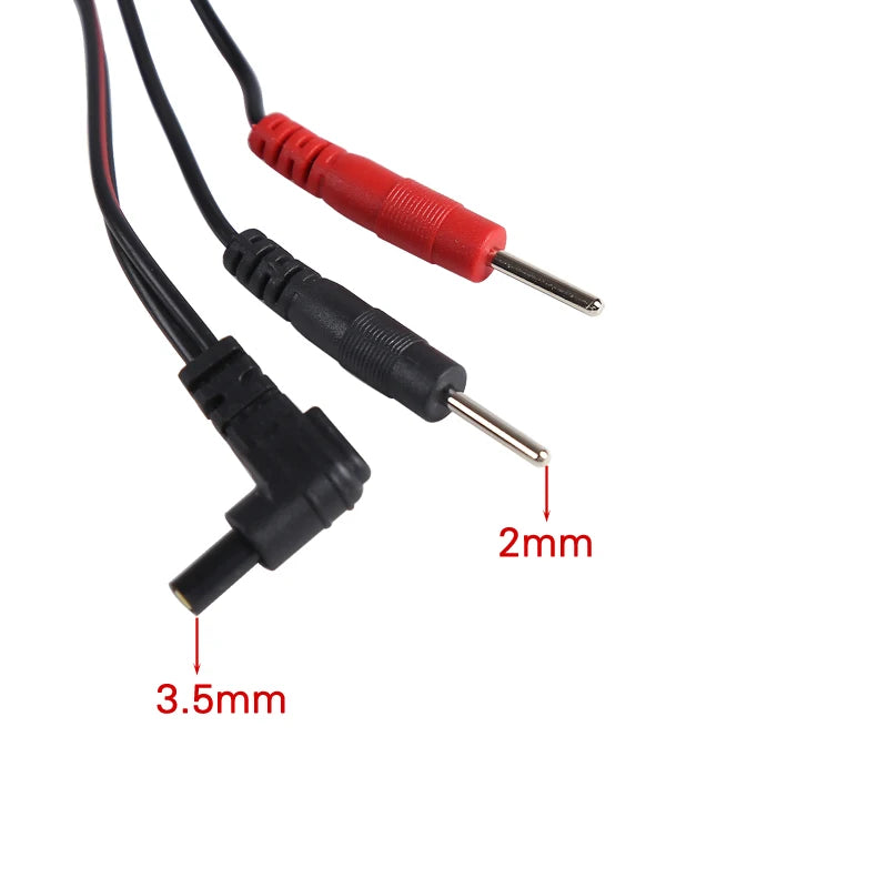 Electrode TENS Unit Lead Wires Connector Cables Relaxation Electrode Lead Electric Shock Wires Cable For Ems massager Therapy