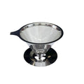 Cone Coffee Filter Screen 304 Stainless Steel Double-layer Espresso Tea Strainer Reusable Coffeeware Kitchen Gadgets