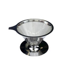 Cone Coffee Filter Screen 304 Stainless Steel Double-layer Espresso Tea Strainer Reusable Coffeeware Kitchen Gadgets