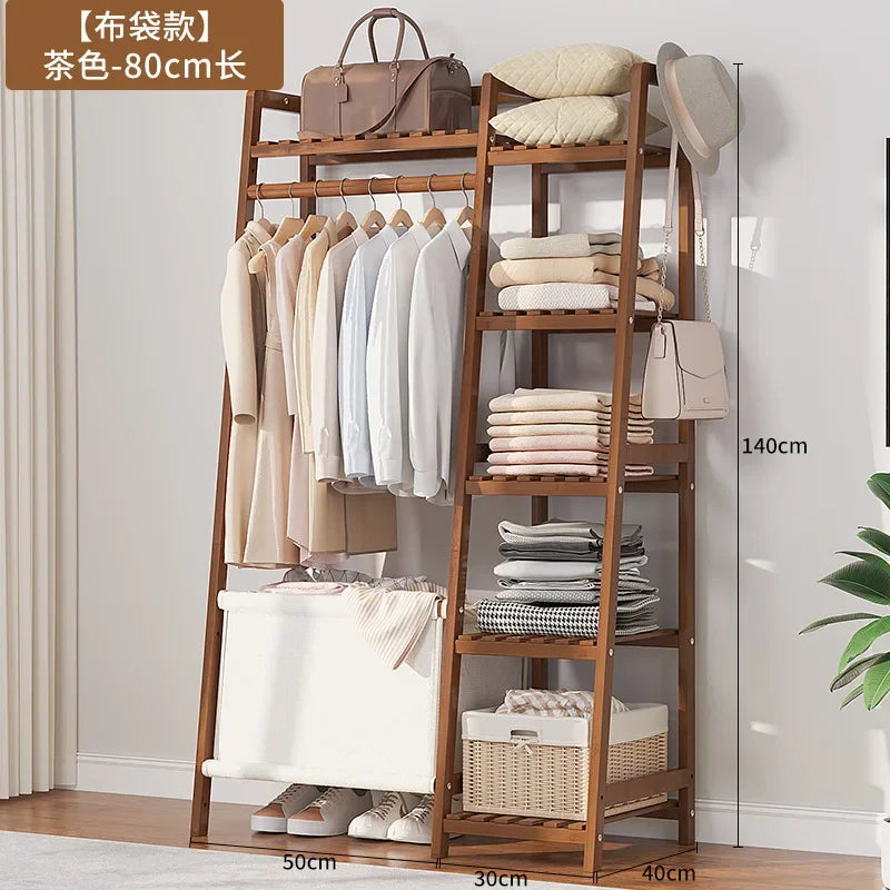 Movable Clothes Hanger Coats Clothing Rack Shelfs Home Furniture Room Shelves Closet Closet Shoe Organizer Jingle Bells Sofa