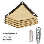 Multiple Sizes HDPE Sunshade Net Home Garden UV Protection 85-90% Sunshade Net Balcony Sunshade Car Shed Easy Installation