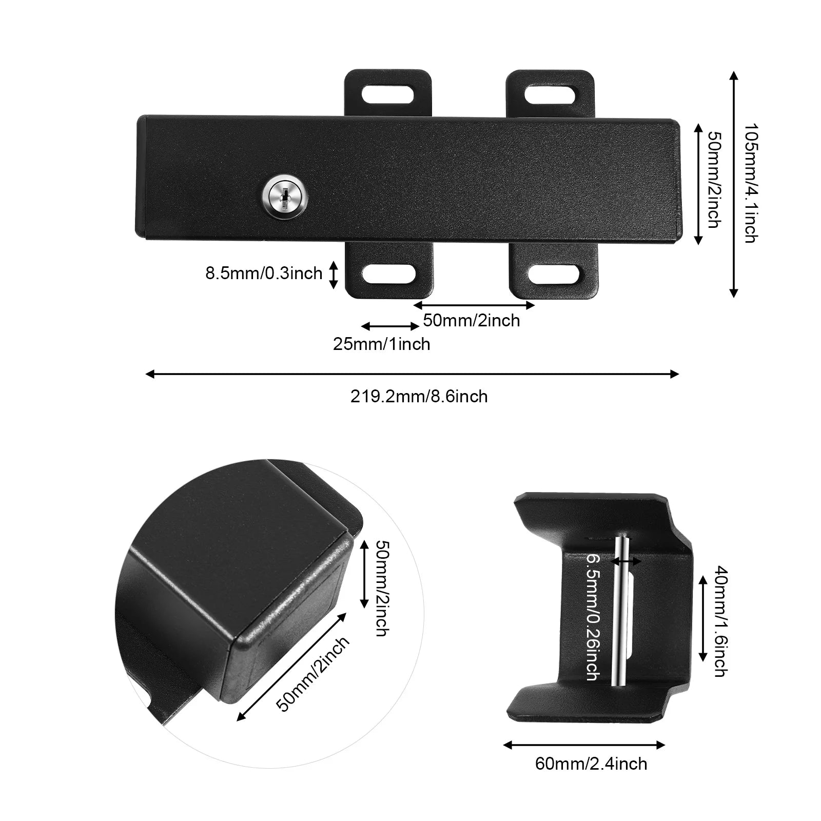 Electric Gate Lock Automatic Electric Lock for DC 24 V Swing Gate Operator Gate Drive System