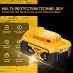 Original DEWALT battery，20V,，6AH， rechargeable lithium-ion battery， DCB115， DCB118,，Dewalt tool battery, dewalt ，DCB1104 charger