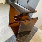 Acrylic Simple Modern Creative Living Room Coffee Table Beside Sofa Nordic Light Luxury Bedroom Bedside Table Art Corner Table