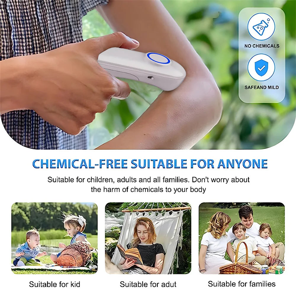 Electronic Mosquito Bite Pen Relief Burning Pain & Swelling Relieve Stings Pen Adult Children Anti-Mosquito Itch Stick Stop Pen
