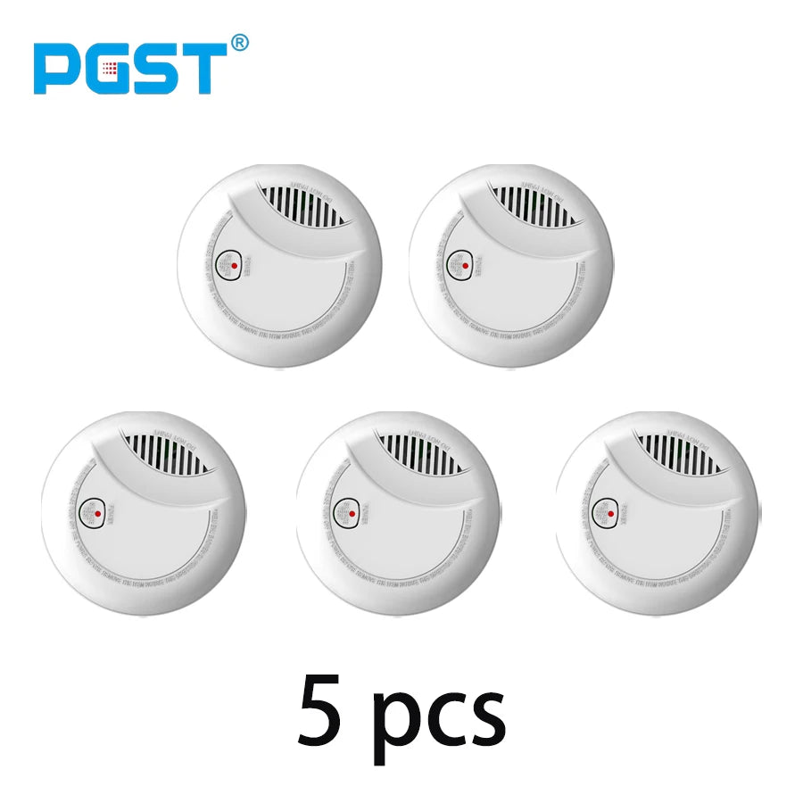 Smoke Detector Fire Alarm 10 Year Life Smoke Sensor For Home Security Smoke Alarm Photoelectric Sensor Battery Powered
