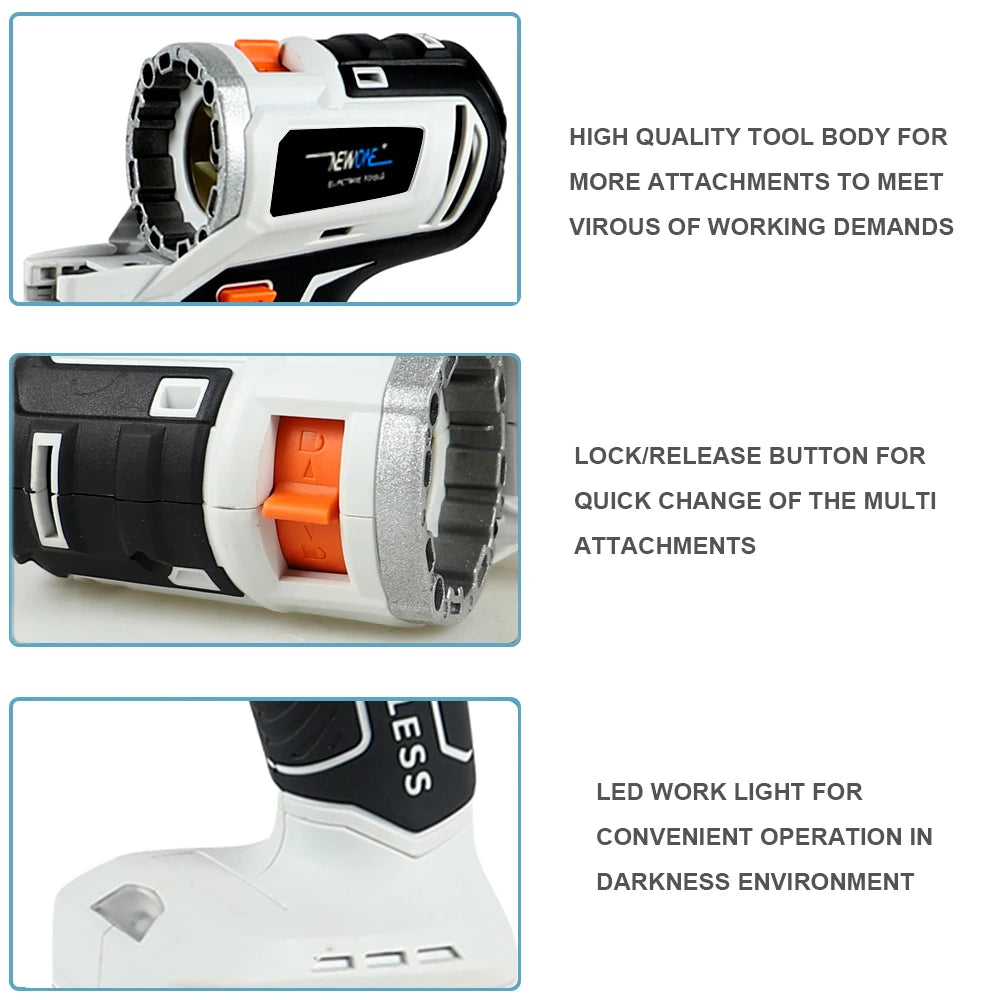 Compatible MAKITA 18V Brushless Jig saw & drill screwdriver Reciprocating/circular saw chainsaw oscillatingtool sander Combo kit