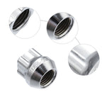 X Autohaux M14x1.5 Car Wheel Lock Lug Nuts Set Anti Theft Lug Nut Screw Fit for Tesla 3 S X Y 2012-2022-Pack of 5 Silver Tone