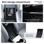 YZ for Tesla Model 3 Y Highland 2021-2024 central control lower storage box handrail box underlay waterproof mat Box Accessories