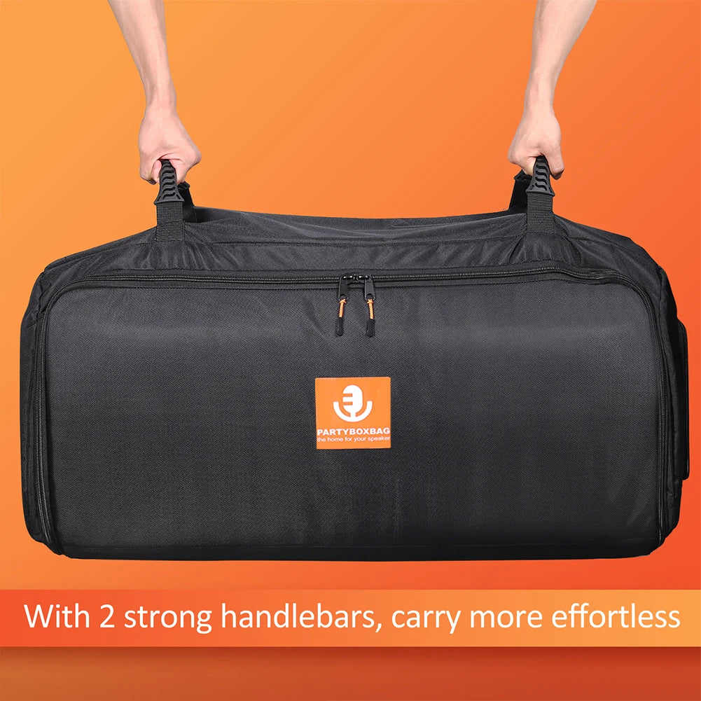 Foldable Carrying Case Oxford Cloth Protection Speaker Storage with Handle Storage Bags Pouch Double Zipper for JBL PARTYBOX 710