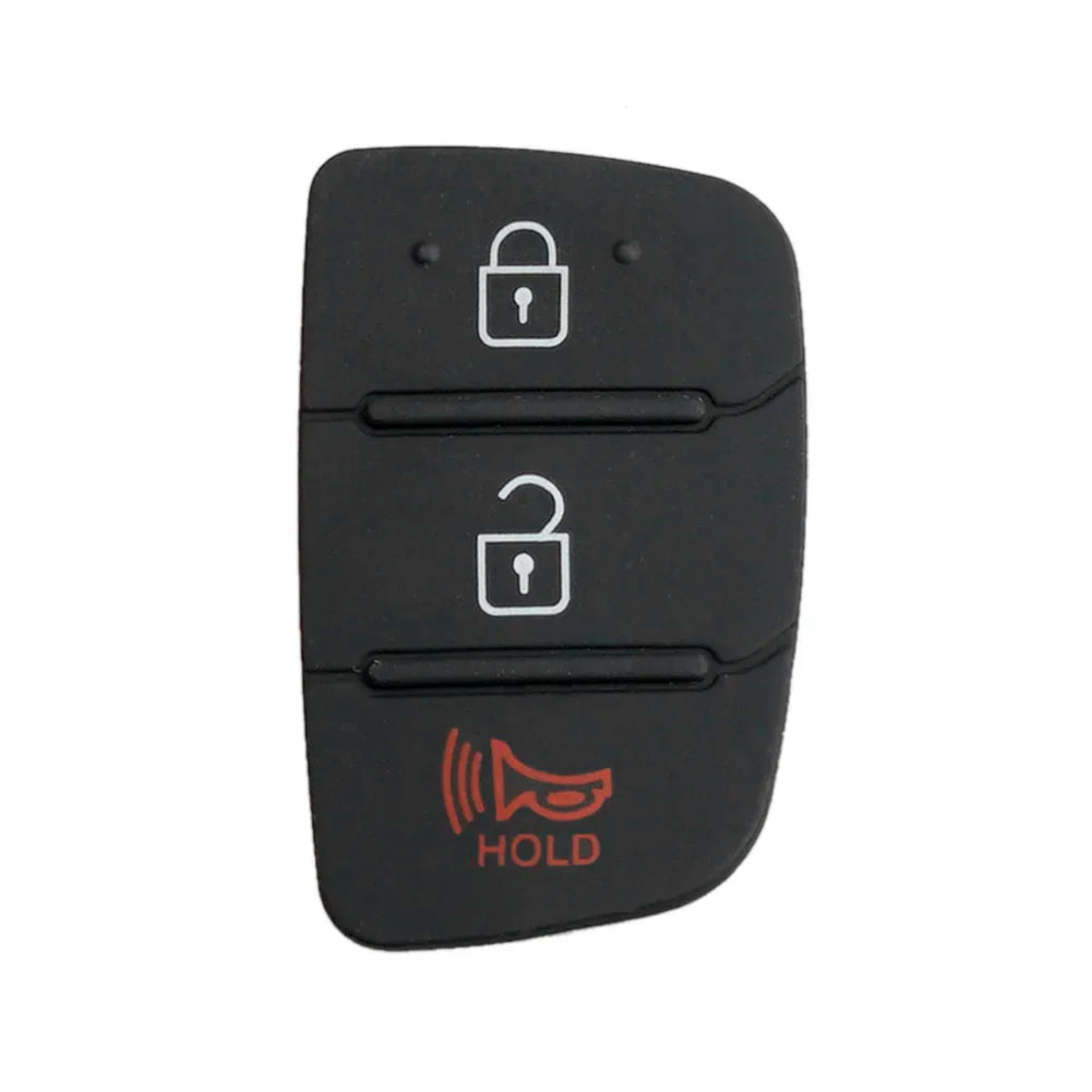 3 Button Remote Key Case Rubber Pad For Hyundai i30 i35 iX20 Solaris Verna for Kia RIO K2 K5 Sportage Folding Key