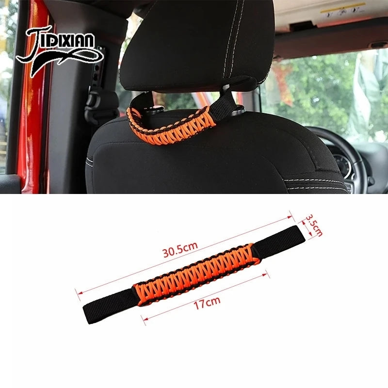 JIDIXIAN Car Seat Headrest Grab Handle for Jeep for Dodge for Ford F150 for Jimny for Chevrolet for GMC for Chrysler for 4Runner