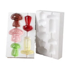 New Hydroponic Flower Bottle Transparent Glass Glass Vase Mushroom Aromatherapy Bottle Flower