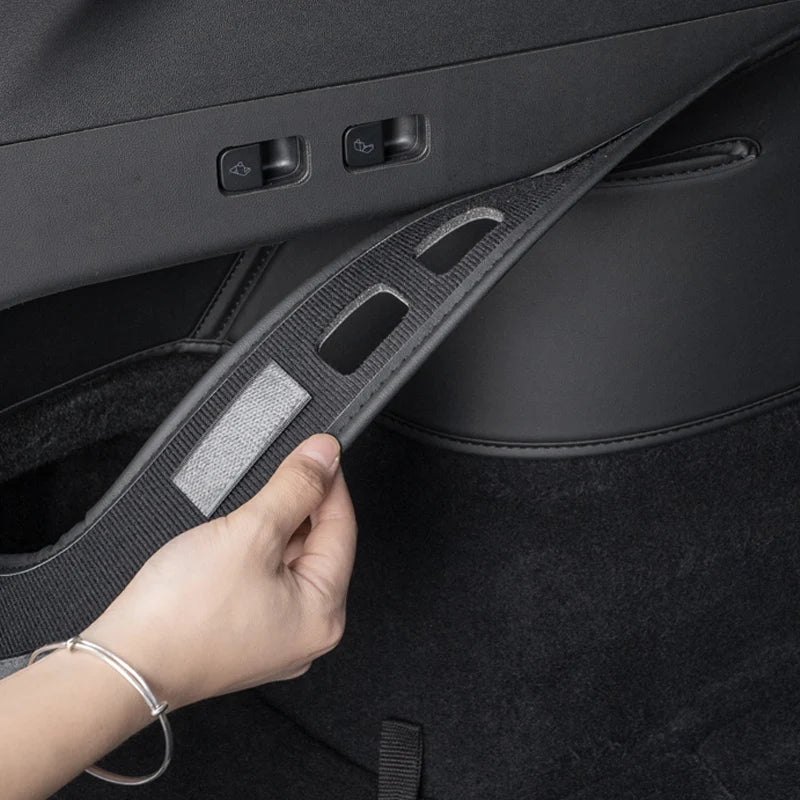 for  Tesla Model Y, protective pads on both sides of the trunk, anti kick pad on the rear trunk, protective panel, 2-piece set