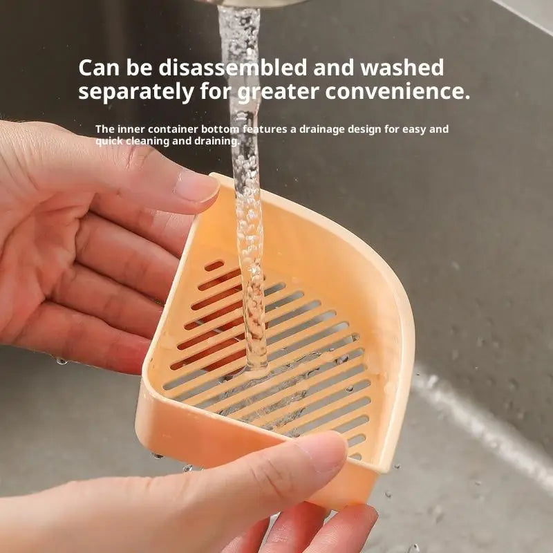 Kitchen Onion Garlic Ginger Preservation Box Refrigerator Freezing Separator No Odor Cooking Storage Box Sealed Drainage Storage