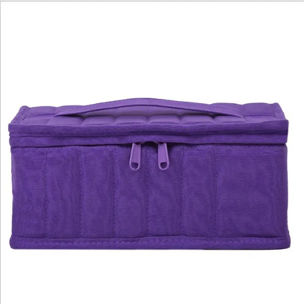 Essential Oil Case 38 Slots 5ML 10ML 15ML Perfume Oil Essential Oil Box Travel Portable Carrying Holder Nail Polish Storage Bag