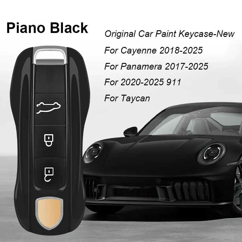 Key Case For Porsche Panamera Spyder Carrera Macan Boxster Cayman Cayenne 911 970 981 991 Smart Remote Key Case Fob Covers Bag