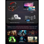 3 5MM Wired Gaming Headphones Bass Stereo Gamer Headset With Microphone For PC PS4 Xbox One Switch Phone Laptop