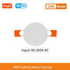 Smart Life Zigbee Human Presence Detector Tuya Wifi MmWave Radar Pir Montion Sensor With Luminance Detection For Smart Home
