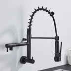 Only Cold Water  In-Wall Spring Kitchen Faucet Hand-Held Nozzle Kitchen Faucet Balcony Basin 360 Degree Rotating Kitchen Tap