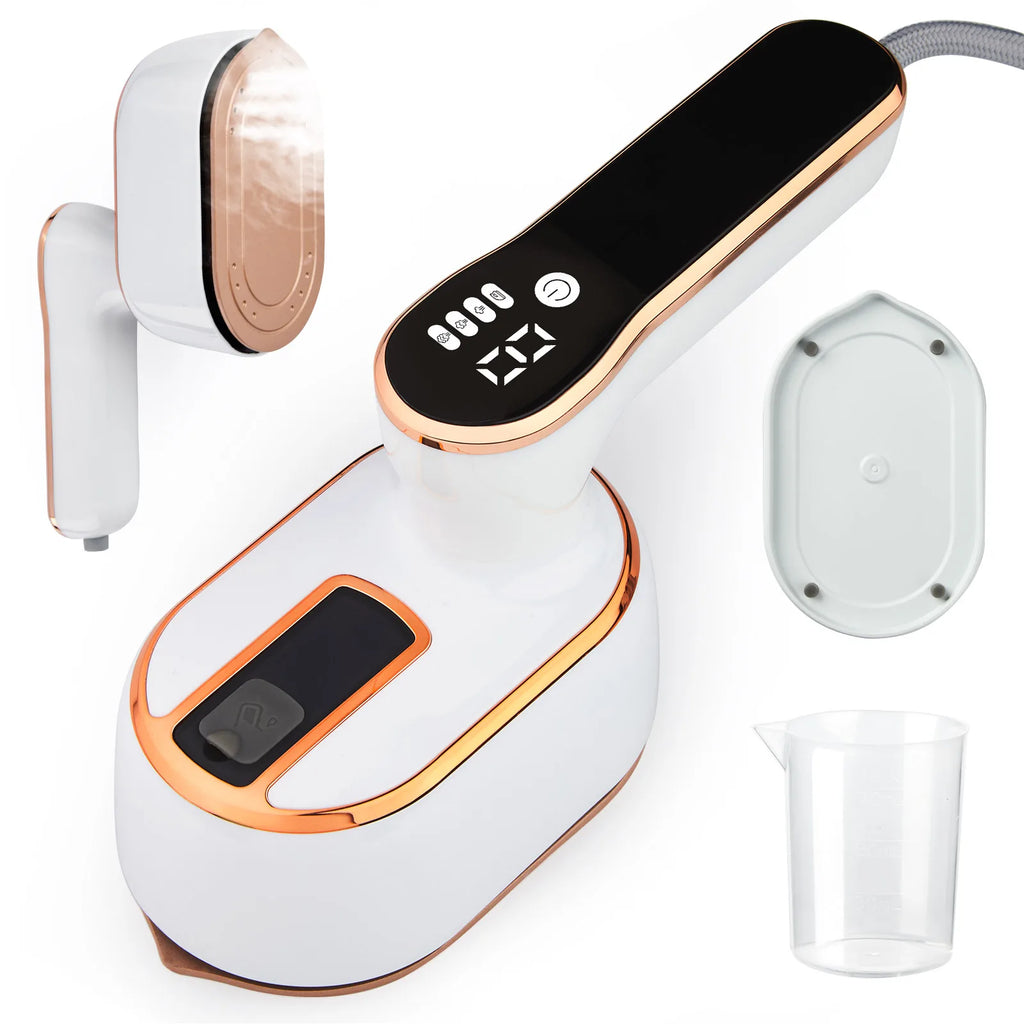 Handheld ironing machine (with steam brush), intelligent LCD electric