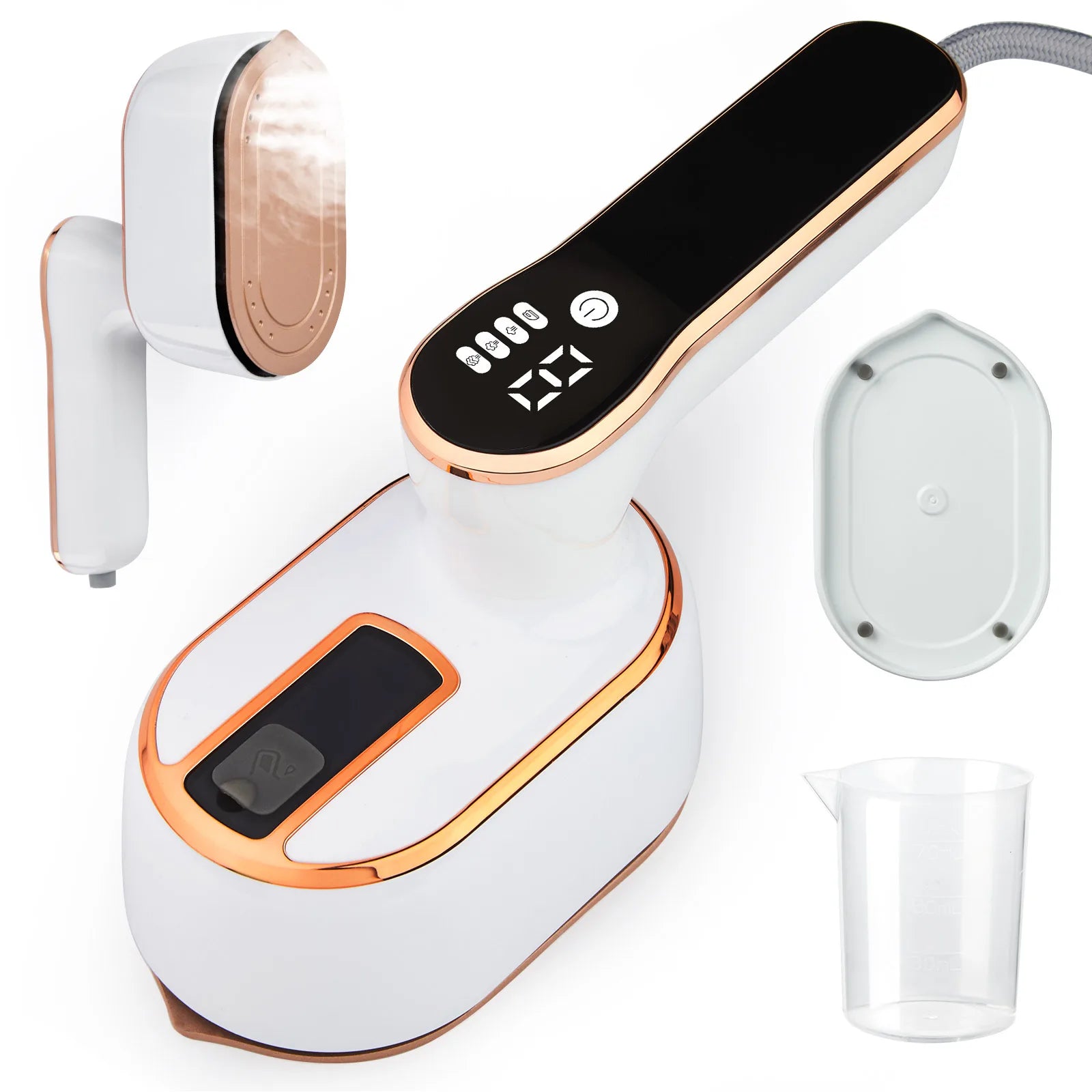 Handheld ironing machine (with steam brush), intelligent LCD electric