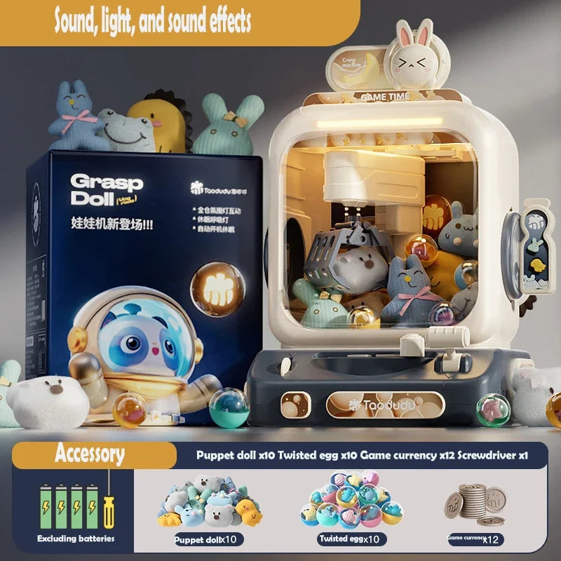 Mini Doll Machine Toy for Kids | DIY Coin-Operated Crane Game | AlluCanFind