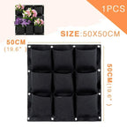 NEW Wall Hanging Pockets Planting Bags Flower Pot Home Garden Grow Bag Garden Planter Vertical Suculentas Plant Pot Home Decor