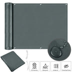 Balcony Privacy Screen Fence Cover UV Protection Weather-Resistant Shield for Deck Patio Backyard Outdoor Pool Porch Railing