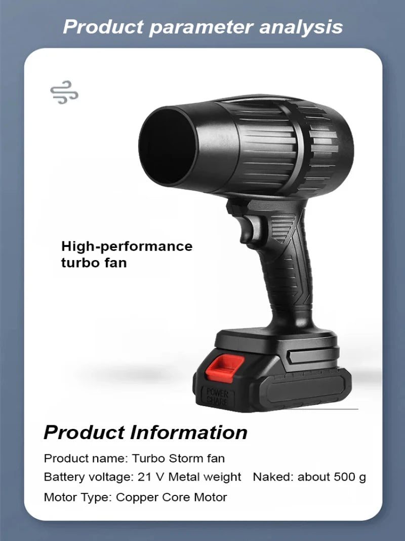 [Industrial Grade Cordless Hair Dryer] High-Efficiency Portable Touch-Control Variable Speed Hair Dryer with Strong Airflow