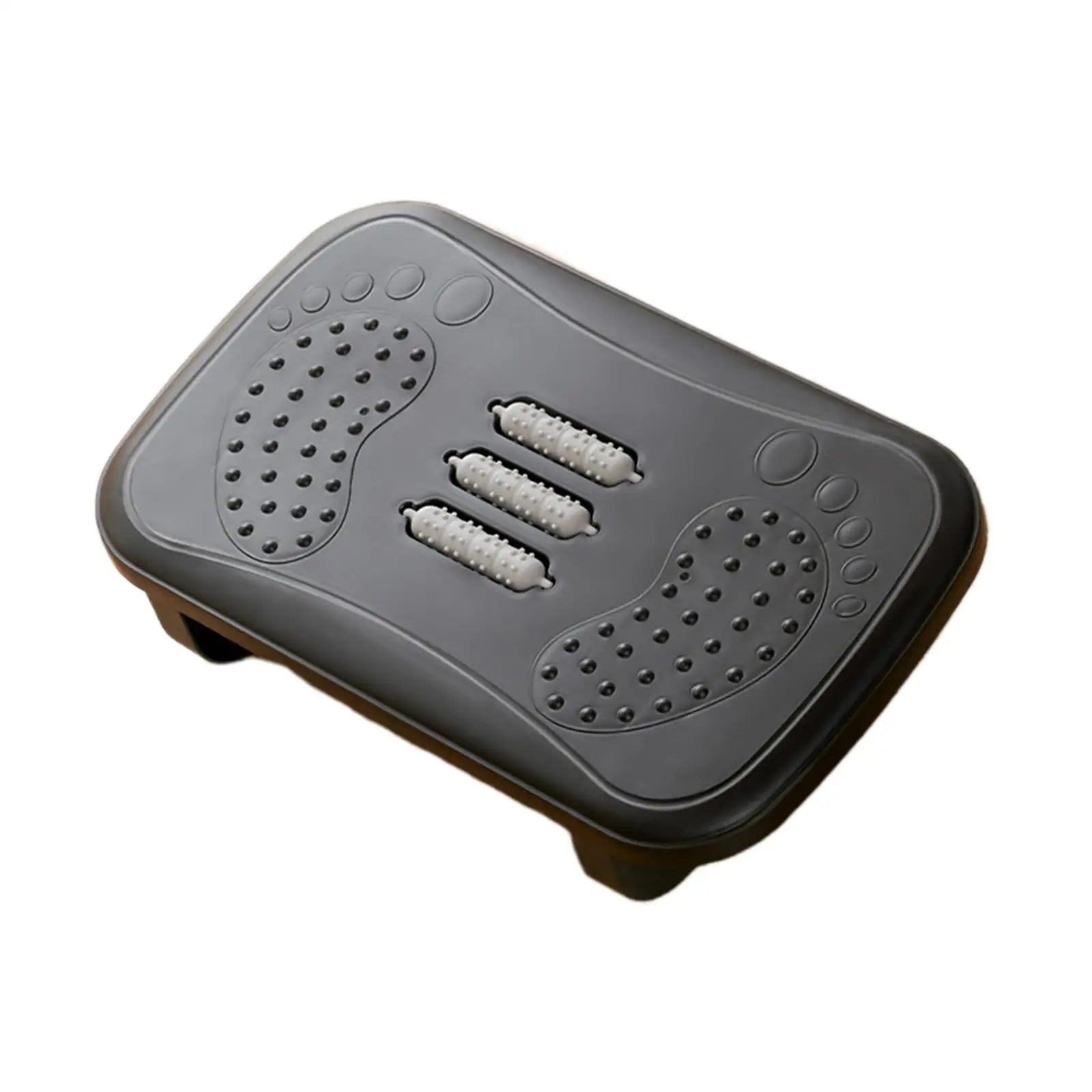 Foot Rest Under Desk Leg Rest with Roller Massage Foot Nursing Stool Foot Stool for Car Computer Desk Women Men Living Room Home
