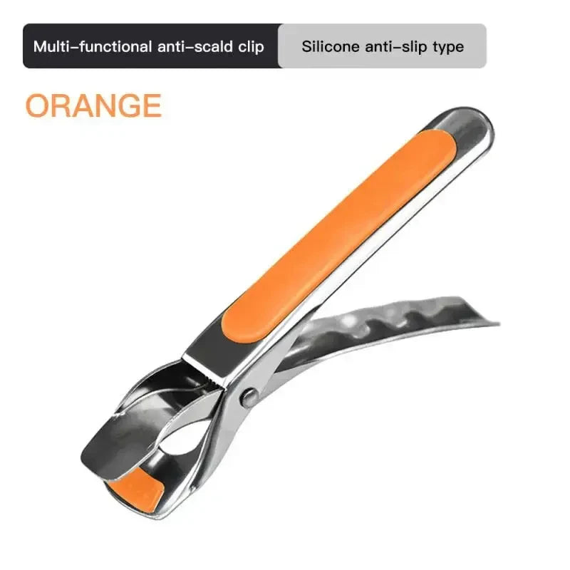 Kitchen Anti Scald Plate Bowl Dish Pot Clamp Anti-hot Clip Lifter Stainless Steel Kitchen Oven Accessories Tool