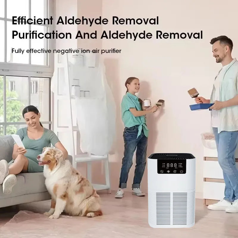2025 NEW Portable Home Air Purifier Filters Harmful Substance In The A