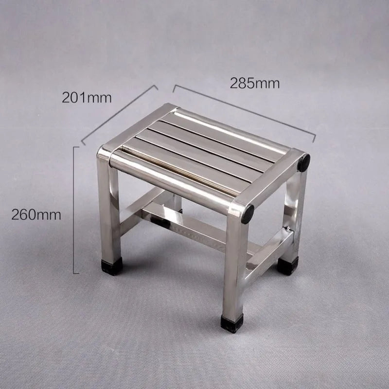 Simple Stainless Steel Stool Multi Functional Furniture Shoe Changing Stools Bath Footstool Portable Fishing Bench 걸상