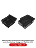 YZ For Tesla Model 3 Medel Y Storage Box Center Armrest Hidden Box Cup Holder Organizer 2023 2022 Car Accessories