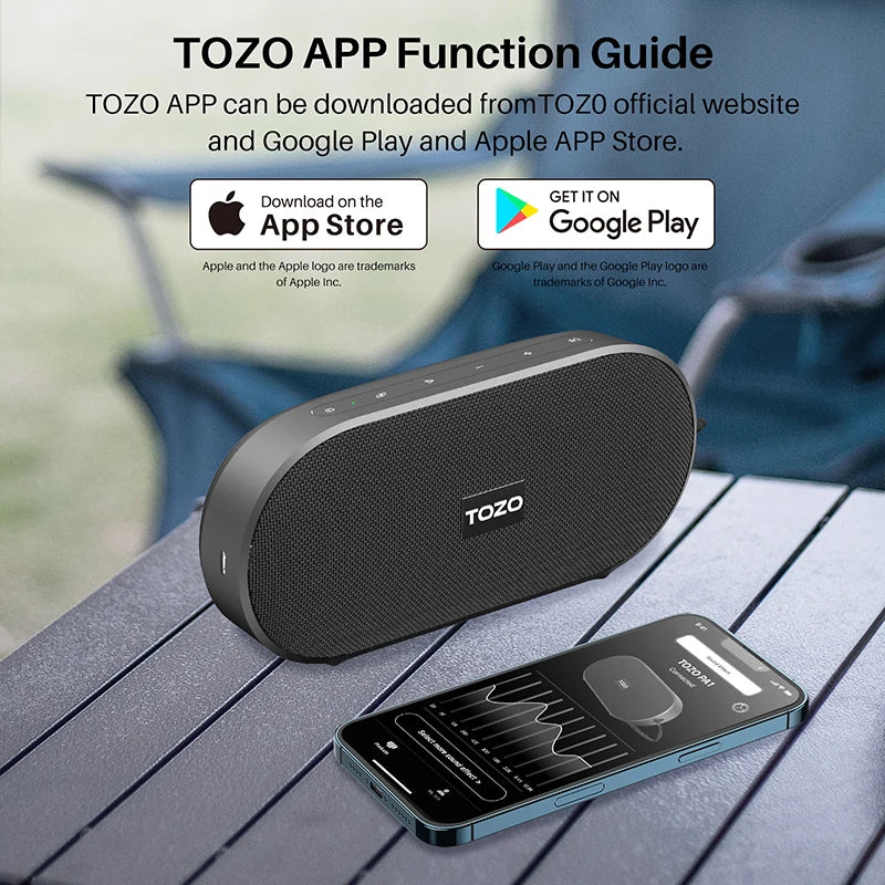 Refurbished TOZO PA1 Bluetooth Speaker - 20W Stereo, IPX7 Waterproof | AlluCanFind