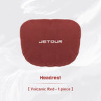 For CHERY JETOUR t2 t3 X70 X70S X70M X90 PLUS X95 Car Headrest Lumbar Support Seat Neck Pillow Breathable Suede Pillow Accessory