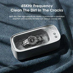 Ultrasonic Cleaning Machine Mini High-frequency Vibration Cleaning Adjustable Glasses Jewelry Pacifier Timed Cleaning Tool