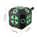 SucceBuy All-side Shotting  Outdoor Portable Archery Target with Carry Handle Easy Arrow Removal Visibility Easy to Transport