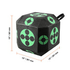 SucceBuy All-side Shotting  Outdoor Portable Archery Target with Carry Handle Easy Arrow Removal Visibility Easy to Transport