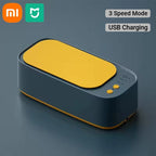Xiaomi MIJIA Ultrasonic Cleaning Machine High Frequency Vibration USB Charging Battery 360°Jewelry Glasses Watch Ring Cleaner