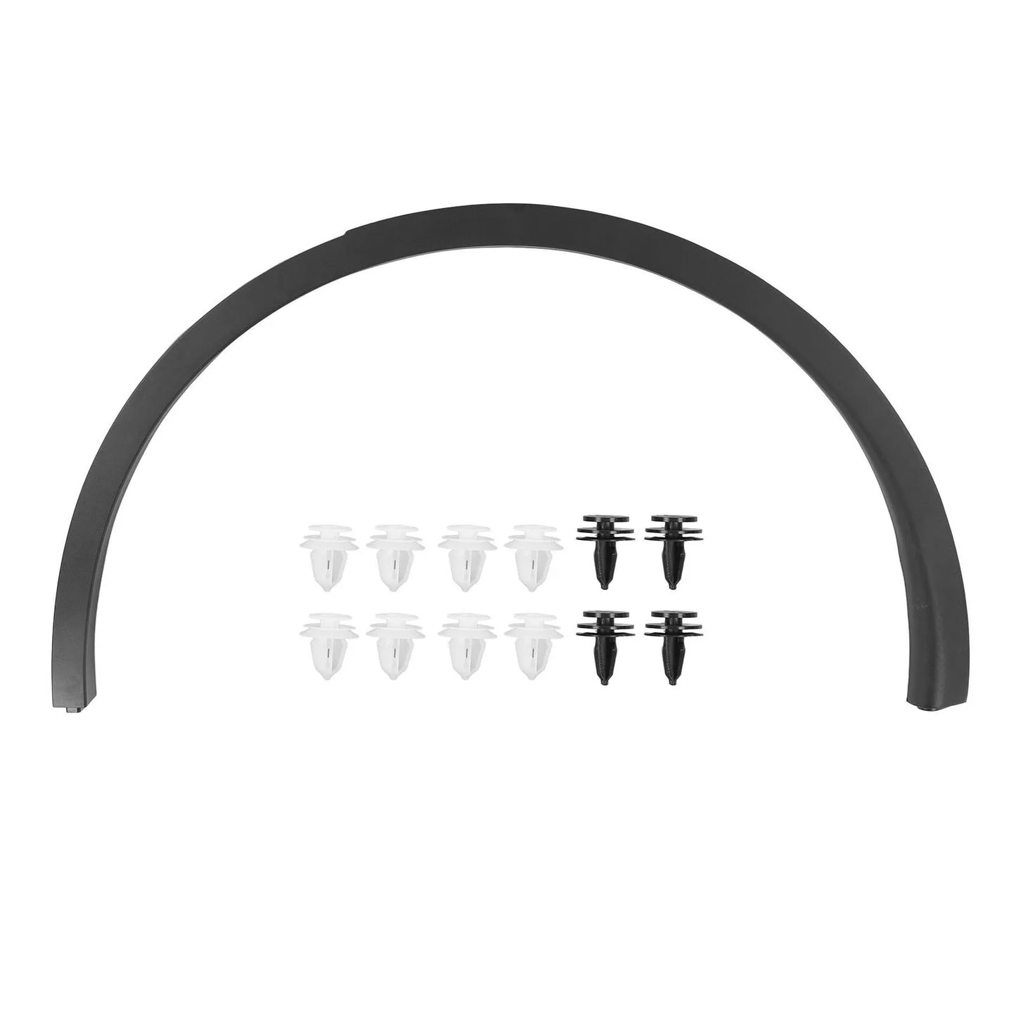 Car Side Fender Flare Wheel Molding Splash Guard Tires Eyebrow Arch Flare Moulding Lip Trim Strip for Tesla Model Y 2020 to 2023