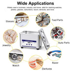 0.8L Optical Ultrasonic Cleaner 40kHz Ultra Sonic Cleaner with Timer Ultrasonic Jewelry Cleaner Ultrasonic Cleaning Machine