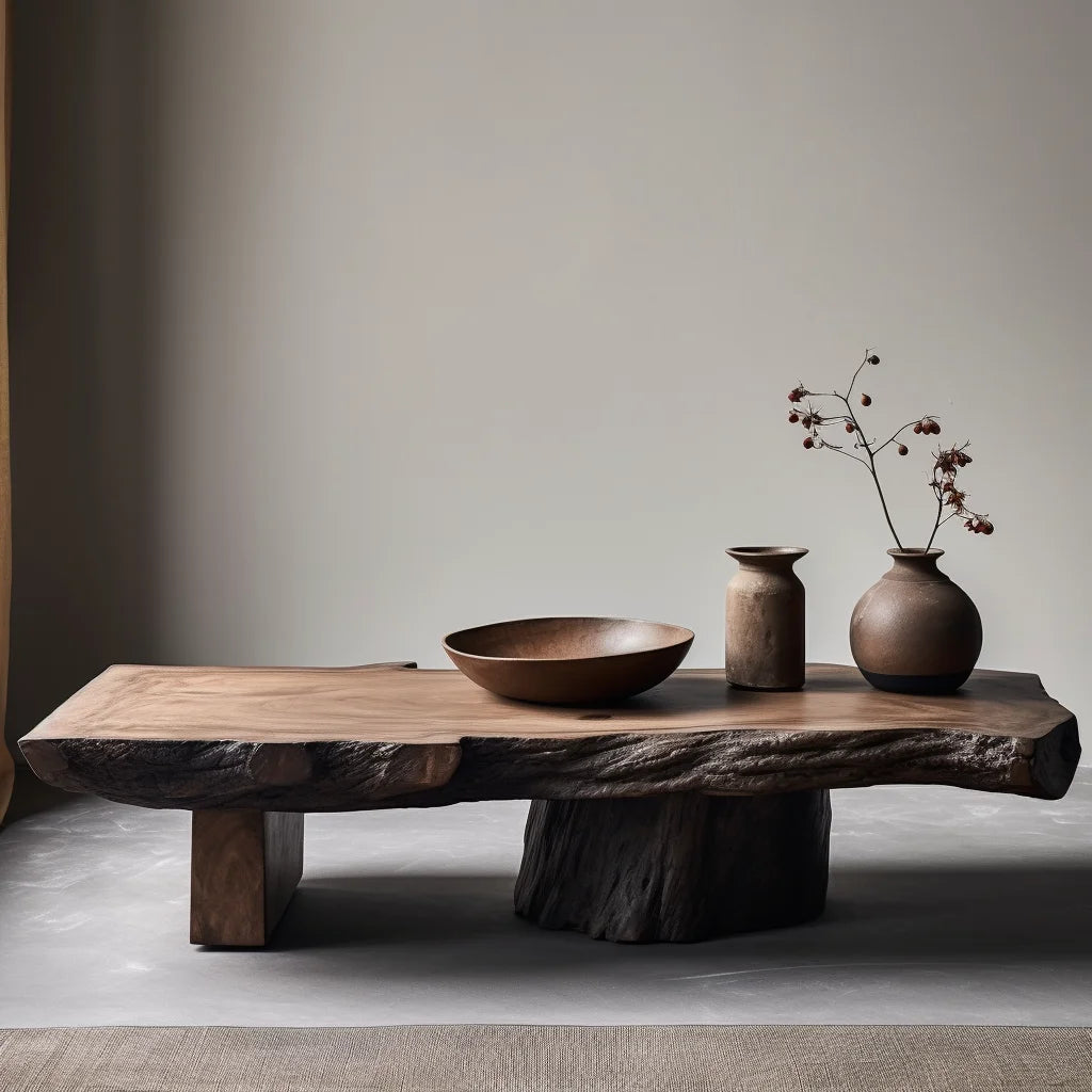 Aesthetic Wood Coffee Table Antique Designer Modern Living Room Decoration Coffee Table Unique Service Meubles Home Furniture