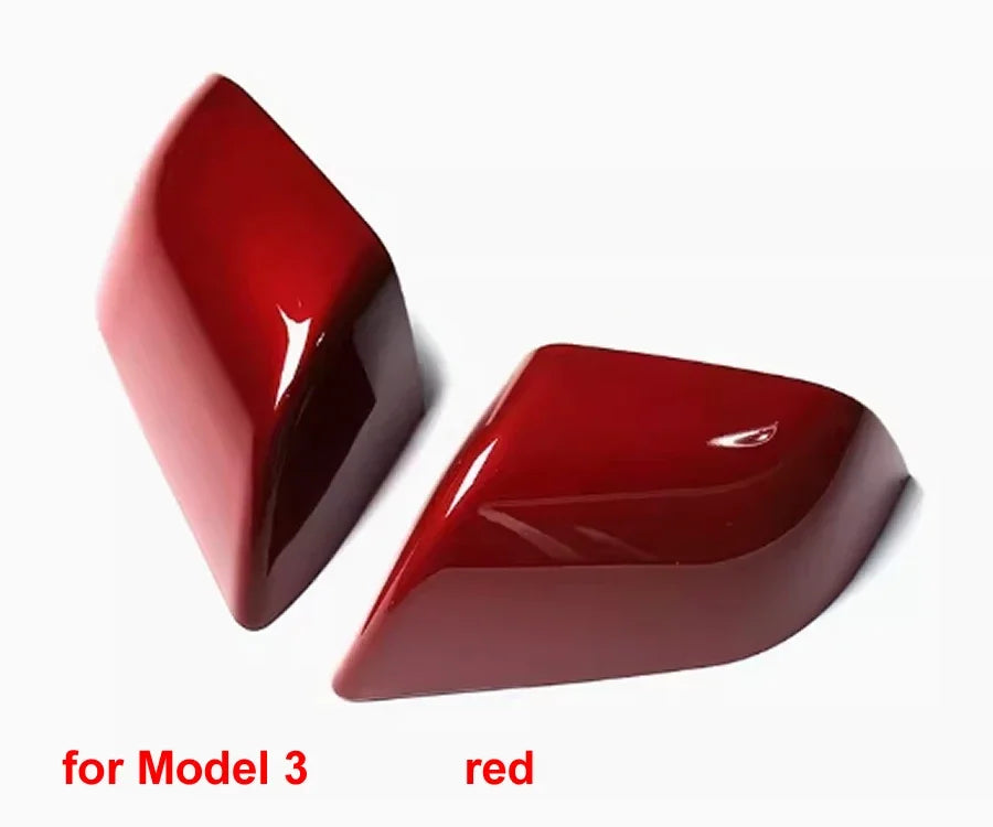For Tesla Model 3 / Model Y Replace Car Accessories Rear View Mirrors Shell Cap Housing Wing Door Side Mirror Cover 1 Pair