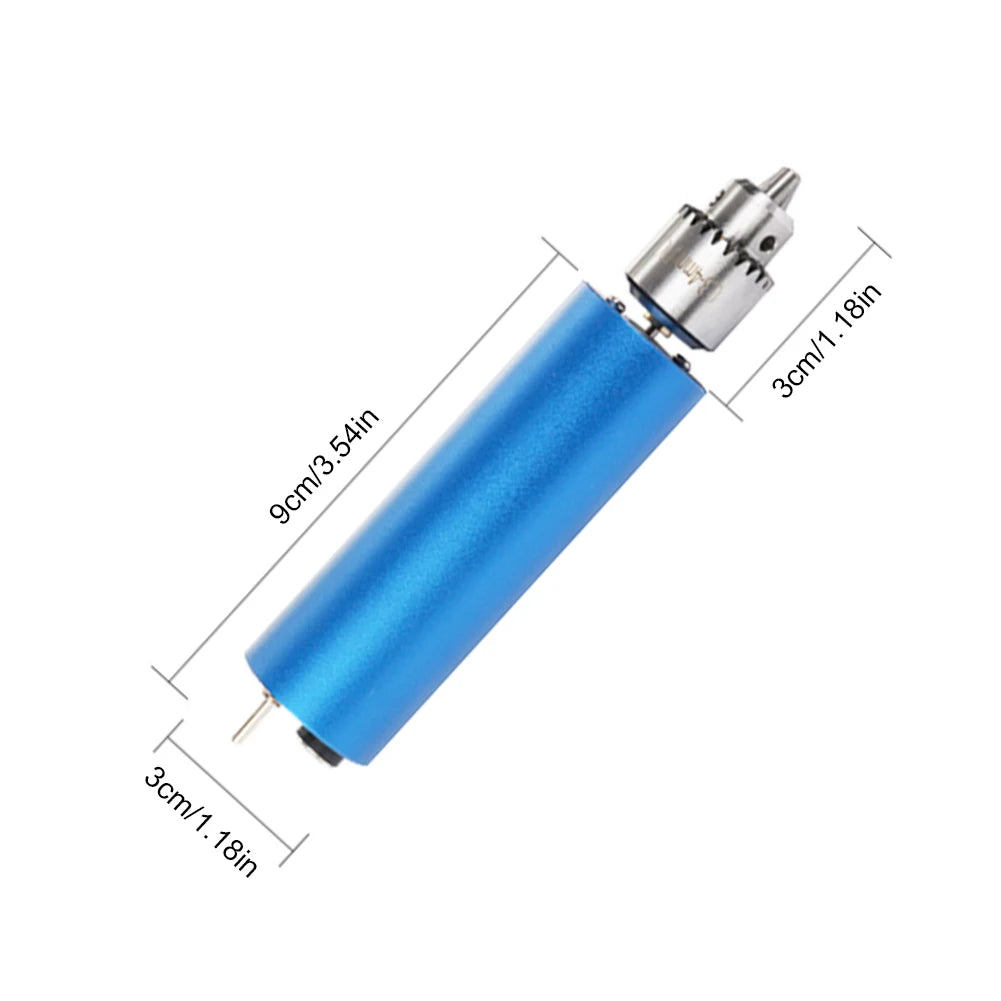 Electric Grinder Drill Mini Hand Drill With Power 0.3-4mm Chuck 4000-13000RPM Rotary Tool Kit For Wood DIY Craft Jewelry Walnut